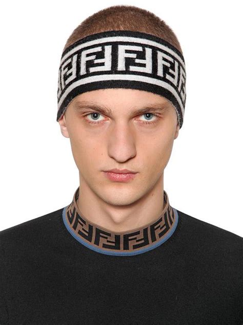 fendi headband for men|fendi motif headband.